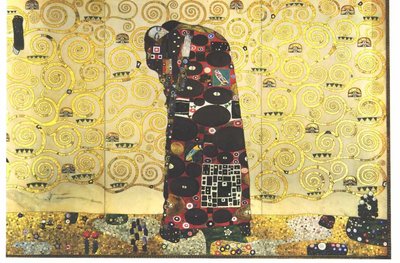 Modelo para el Friso Stoclet - Abrazo de Gustav Klimt